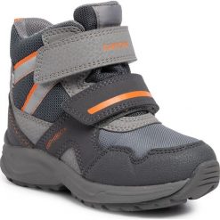 Śniegowce GEOX - J Kuray B Abx B J94ABH 0CE11 C0036 M Grey/Orange. Szare śniegowce chłopięce Geox, bez zapięcia. W wyprzedaży za 219,00 zł.
