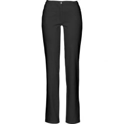 Spodnie ze stretchem bonprix czarny. Czarne spodnie damskie bonprix. Za 74,99 zł.