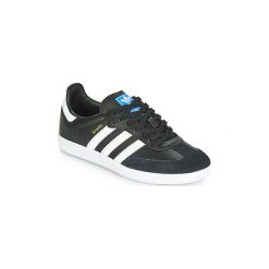 Buty Dziecko adidas SAMBA OG J. Czarne trampki dziewczęce Adidas, bez wzorów, bez zapięcia. Za 231,20 zł.
