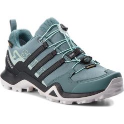 Buty adidas - Terrex Swift R2 Gtx W GORE-TEX AC8058 Rawgrn/Carbon/Ashgrn. Zielone buty sportowe damskie Adidas, bez wzorów, z tworzywa sztucznego, sportowe, outdoorowe, adidas terrex, gore-tex. W wyprzedaży za 399,00 zł.