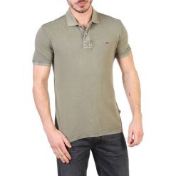 Napapijri koszulka polo męska XL khaki. Brązowe koszulki męskie Napapijri, xl, bez wzorów, z bawełny, bez rękawów. W wyprzedaży za 219,00 zł.