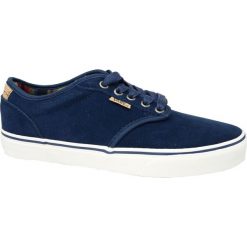 Vans Atwood Deluxe VXB2K6T. Niebieskie buty sportowe męskie Vans, ze skóry, bez zapięcia. W wyprzedaży za 249,99 zł.