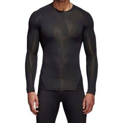 Koszulka termoaktywna męska ADIDAS TECHFIT ALPHASKIN / CF7187. Czarne odzież termoaktywna męska Adidas, m, techfit (adidas). Za 249,00 zł.