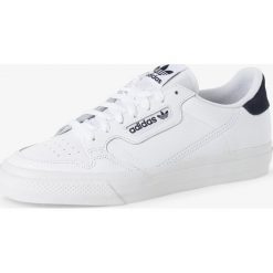 Adidas Originals - Męskie tenisówki ze skóry – Continental Vulc, czarny. Czarne trampki męskie adidas Originals, bez wzorów, ze skóry, sportowe, bez zapięcia. Za 379,95 zł.