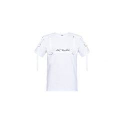 T-shirty męskie: T-SHIRT white heavy plastic. poziom