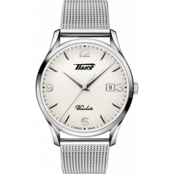 ZEGAREK TISSOT HERITAGE VISODATE QUARTZ T118.410.11.277.00. Szare zegarki męskie TISSOT, srebrne. Za 1450,00 zł.