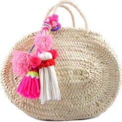 Torebki klasyczne damskie: Torebka w kolorze beżowym – (S)39 x (W)32 x (G)12 cm