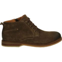 Botki męskie - 6336-3 CA TDM. Brązowe botki męskie Venezia, z gumy. Za 199,00 zł.
