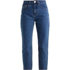 Lost Ink HIGH WAIST STRAIGHT IN Jeansy Straight Leg mid denim. Niebieskie spodnie damskie z wysokim stanem marki Lost Ink, z podwyższonym stanem. Za 189,00 zł.