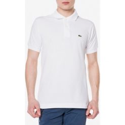 Lacoste Polo Koszulka Biały. Białe podkoszulki męskie Lacoste, m, bez wzorów, z bawełny, polo, bez rękawów. Za 421,95 zł.