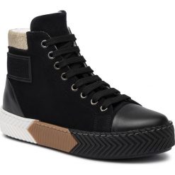 Sneakersy POLLINI - SA15153G08T61000 Ner. Czarne półbuty damskie Pollini, ze skóry. W wyprzedaży za 549,00 zł.
