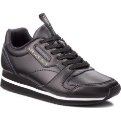 Sneakersy VERSACE JEANS - E0VSBSA2 70843 899. Czarne sneakersy damskie Versace Jeans, z jeansu. Za 649,00 zł.