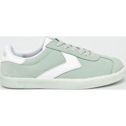 Big Star - Buty. Zielone buty sportowe damskie BIG STAR, bez wzorów, ze skóry, sportowe. W wyprzedaży za 59,90 zł.