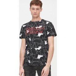 Koszulka z kotami - Czarny. Czarne koszulki męskie Cropp, xl, bez wzorów, bez kołnierzyka, bez rękawów. Za 49,99 zł.
