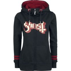 Ghost EMP Signature Collection Bluza z kapturem rozpinana damska czarny/czerwony. Czerwone bluzy damskie marki Ghost, l, w paski, bez rękawów, z kapturem. Za 244,90 zł.