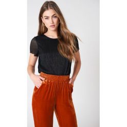 T-shirty damskie: Just Female T-Shirt Shimmer Quint – Black