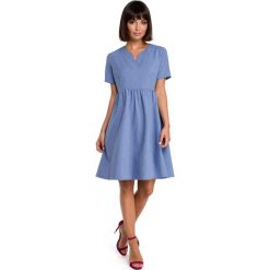 Niebieska Rozkloszowana Sukienka Mini Odcinana pod Biustem. Czerwone sukienki mini marki KALENJI, z elastanu, z krótkim rękawem, krótkie. Za 129,90 zł.