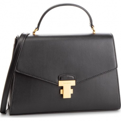 Torebka TORY BURCH - Juliette Top-Handle Satchel 51022 Black 001. Czarne topy damskie Tory Burch, bez wzorów, ze skóry, z klasycznym kołnierzykiem. W wyprzedaży za 1329,00 zł.