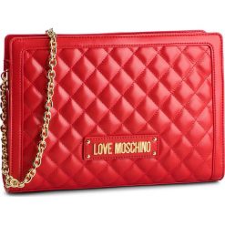 Torebka LOVE MOSCHINO - JC4203PP07KA0500 Rosso. Czerwone torebki klasyczne damskie Love Moschino, bez wzorów, ze skóry ekologicznej, biznesowe, na ramię, bez dodatków. W wyprzedaży za 499,00 zł.