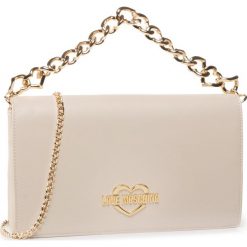 Torebka LOVE MOSCHINO - JC4259PP0AKC0110 Avorio. Brązowe torebki klasyczne damskie Love Moschino, bez wzorów, ze skóry ekologicznej, klasyczne, na ramię, bez dodatków. Za 599,00 zł.