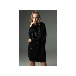 Sukienka After Dark - czarna. Czarne sukienki dziewczęce Madnezz, z aplikacjami, z elastanu, bez rękawów, oversize. Za 359,00 zł.