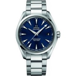 ZEGAREK OMEGA SEAMASTER 231.10.42.21.03.003. Niebieskie zegarki męskie OMEGA, ze stali. Za 20600,00 zł.