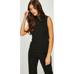 Answear - Top Nomad. Czarne bluzki damskie ANSWEAR, s, bez wzorów, z elastanu, z golfem. W wyprzedaży za 49,90 zł.