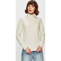 Jack Wolfskin - Bluza. Szare bluzy damskie marki Jack Wolfskin, s, bez wzorów, z poliesteru, z krótkim rękawem, krótkie, z kapturem. Za 219,90 zł.