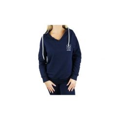 Bluzy Gymhero Hoodie NAVY-RACE. Niebieskie bluzy damskie Gymhero. Za 169,99 zł.