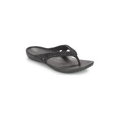 Japonki Crocs KADEE II EMBELLISHED FLIP W. Czarne klapki damskie Crocs. W wyprzedaży za 103,20 zł.