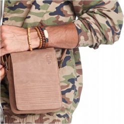 Skórzana saszetka męska torba na ramię listonoszka. Żółte torby męskie skórzane ALWAYS WILD, w paski, ze skóry, eleganckie. Za 129,00 zł.