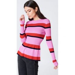 MbyM Sweter Mindy - Pink,Multicolor. Różowe swetry klasyczne damskie marki mbyM, z dzianiny. W wyprzedaży za 99,29 zł.