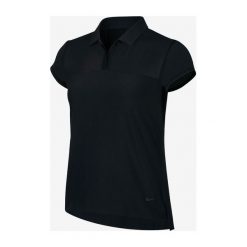 Nike Polo Koszulka Czarny. Czarne koszulki damskie Nike, m, bez wzorów, z elastanu, bez rękawów. Za 326,95 zł.