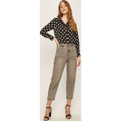 Answear - Jeansy. Szare jeansy damskie ANSWEAR, s, z podwyższonym stanem. Za 149,90 zł.