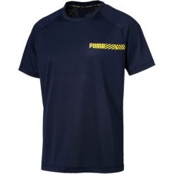 Puma Bluzka Tec Sports Tee Peacoat Xl. Brązowe koszulki męskie Puma, xl, bez wzorów, ze skóry, sportowe, bez kołnierzyka, z krótkim rękawem, krótkie. Za 105,00 zł.