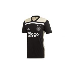 T-shirty z krótkim rękawem adidas Koszulka wyjazdowa Ajax Amsterdam. Czarne koszulki męskie Adidas, xxl, bez wzorów, bez kołnierzyka, z krótkim rękawem, krótkie. Za 379,00 zł.