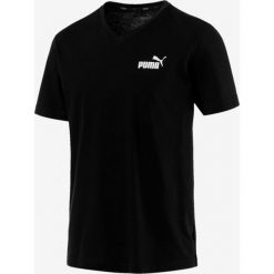 Puma Essentials+ Koszulka Czarny. Czarne podkoszulki męskie Puma, l, z nadrukiem, z bawełny, bez kołnierzyka, krótkie. Za 94,95 zł.