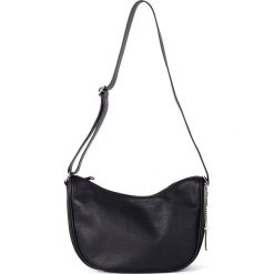 Torebki klasyczne damskie: Skórzana torebka w kolorze czarnym - 28 x 20 x 11 cm