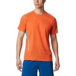 Koszulka Columbia M Titan Ultra IISS 1866131821. Pomarańczowe koszulki męskie Columbia, xxl, bez wzorów, bez kołnierzyka, bez rękawów. Za 195,99 zł.