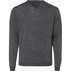 Finshley & Harding - Sweter męski z dodatkiem wełny merino, szary. Szare bez kategorii Finshley & Harding, m, z wełny. Za 129,95 zł.