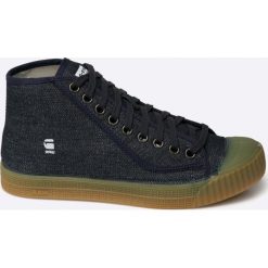 G-Star Raw - Trampki. Niebieskie trampki męskie G-Star RAW, bez wzorów, z materiału, retro, bez zapięcia. Za 349,90 zł.