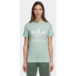 Koszulka adidas Trefoil DH3176. T-shirty damskie Adidas, bez wzorów, z elastanu, bez kołnierzyka, bez rękawów, bez kaptura. W wyprzedaży za 69,99 zł.