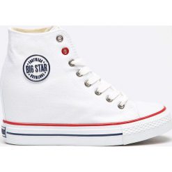 Big Star - Trampki. Białe trampki i tenisówki damskie marki BIG STAR, z materiału. W wyprzedaży za 79,90 zł.