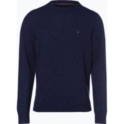 Tommy Hilfiger - Sweter męski – Heather, niebieski. Brązowe bez kategorii TOMMY HILFIGER, xxl, z wełny. Za 349,95 zł.