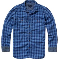 Koszula w kolorze niebiesko-granatowym. Niebieskie koszule męskie Pepe Jeans, Mexx, Pierre Cardin, m, w kratkę, z bawełny, z klasycznym kołnierzykiem, bez rękawów. W wyprzedaży za 129,95 zł.