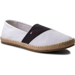 Espadryle TOMMY HILFIGER - Colormix Espadrille FM0FM01417 White 100. Białe espadryle męskie marki TOMMY HILFIGER, z tworzywa sztucznego. W wyprzedaży za 179,00 zł.