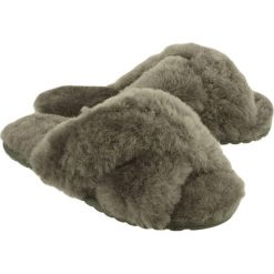 EMU AUSTRALIA W11573 MAYBERRY charcoal, kapcie damskie. Szare kapcie damskie EMU Australia, z wełny. Za 259,90 zł.