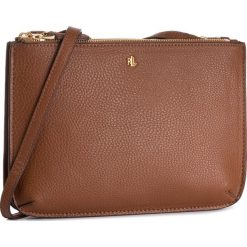 Torebka LAUREN RALPH LAUREN - Carter 26 Brown. Pomarańczowe listonoszki damskie Lauren Ralph Lauren, na imprezę, bez wzorów, ze skóry ekologicznej, bez dodatków. Za 429,00 zł.