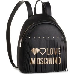 Plecak LOVE MOSCHINO - JC4103PP18LS0000 Nero. Czarne plecaki damskie Love Moschino, bez wzorów, ze skóry ekologicznej, eleganckie, bez dodatków. Za 899,00 zł.