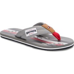 Klapki męskie: Japonki TOMMY HILFIGER - Seasonal Tommy Beach Sandal FM0FM01609 Griffin Grey 016